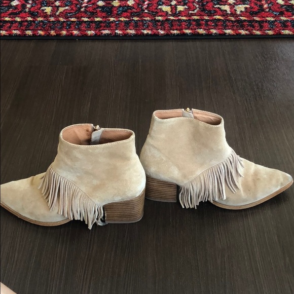 Matiko suede fringe ankle boots - Picture 8 of 8